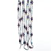9' Regal Peacock Purple, Turquoise and Gold Beaded Christmas Garland