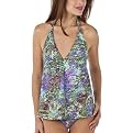 Mossimo&reg; Black Women's Mosaic 2 pc. Swimsuit - Green/Purple