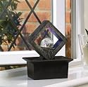 Mirage Indoor Water Feature with Colour Changing Light and Spinning Crystal Ball By Gardman
