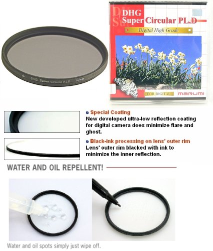 Marumi 67mm 67 Super DHG MC CPL PL.D Slim Thin Filter Japan