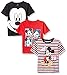 Disney Boys' 3 Pack Mickey T-Shirts