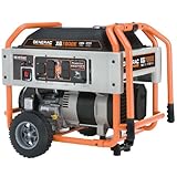 Generac 5845 XG7000E 7,000 Watt 410cc OHV Gas Powered Portable Generator With Wheel Kit and Electric Start