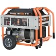 Generac 5798 XG7000E 8,750 Watt 410cc OHV Gas Powered Portable Generator With Wheel Kit And Electric Start