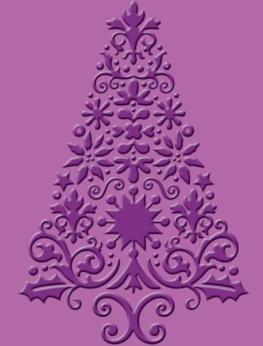 Cuttlebug A2 Embossing Folder: Lace Tree