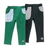 La Chiave(ラ キエーベ) 長丈パンツ (80～130cm) キムラタンの子供服 (53328x53528-163) ブラック 90