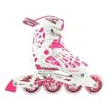 Girl's Roller Derby Adjustable Inline - White/ Pink