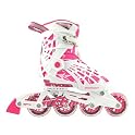 Girl's Roller Derby Adjustable Inline - White/ Pink