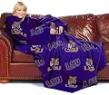 LSU Tigers NCAA (Adult) Fleece Comfy Throw