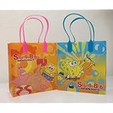 Spongebob Party Favor Goodie Small Gift Bags 12