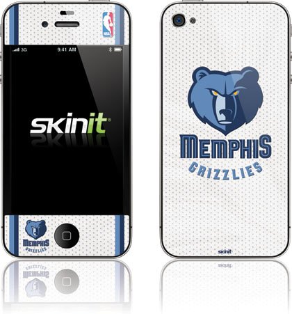 Skinit Protective Skin for iPhone 4/4S - NBA Memphis Grizzlies