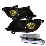 04-05 Mitsubishi Lancer OEM Style Yellow Fog Lights (Won'T Fit EVO) + LED Bumper... by Eautolight