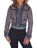 Desigual Damen Jacke 17E2965, Gr. 38, Blau (5053)