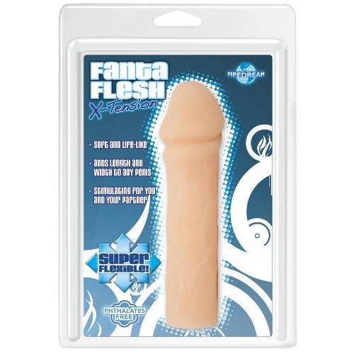 Pipedreams fanta flesh penis extension, 7"