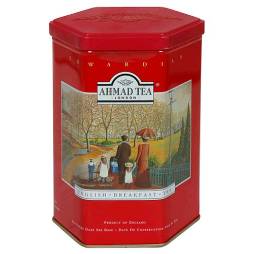Ahmad Edwardian Caddies, English Breakfast, Tea Bags, 50-Count Tin (Pack of 3) by Breakfast Teas