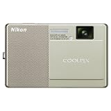 Nikon Coolpix S70 12.1MP Digital Camera with 3.5-inch OLED Touch Screen and 5x Wide Angle Optical Vibration Reduction (VR) Zoom (Champagne & Beige)