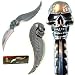 7 inch Skull Wing Design Folder Pocket Knife (fls)