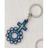 Ave Maria Finger Rosary Key Ring