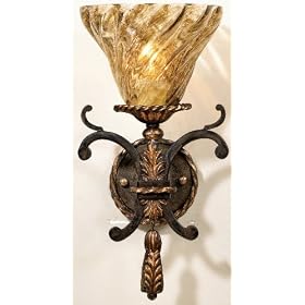 Fine Art Lamps 407750 1LT Wall Sconce Epicurean Traditional Indoor Lighting by Fine Art Lamps