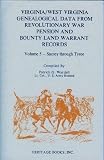 Virginia and West Virginia Genealogical Data from Revolutionary War Pension and Bounty Land Warrant Records: Sacrey-tyree