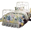 Lindsey Textured White Bed Set-Twin