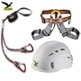 Klettersteigset Salewa Premium Attac Modell 2012 + Helm Toxo G2 + Gurt Via Ferrata Lite