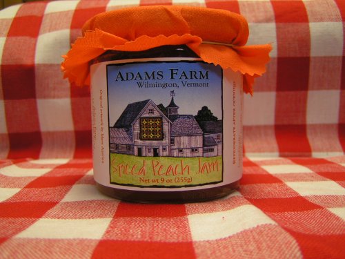 Adams Farm Spiced Peach Jam, 9 Oz Jar by Adams Farm