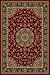 828 Royal Elegance Collection Traditional Area Rug 5'x8' Burgundy.