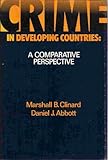 Crime in developing countries : a comparative perspective