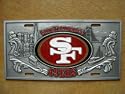 San Francisco 49ers Official License Plate Cover