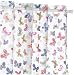 Hookless Butterfly 70 by 72-Inch Vinyl Shower Curtain