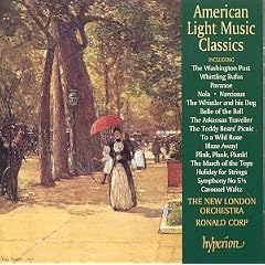 American Light Music Classics by Leroy Anderson, Felix Arndt, John W. Bratton, Rudolf Friml, and George Gershwin