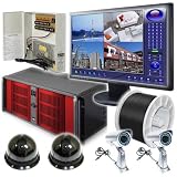 8 Channel 240FPS D1 H.264 Hardware Compressed DVR Package/Surveillance System w/ 19 LCD Monitor