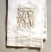Set of 6 Monogram Embroidered Guest Towel - A