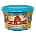 Bright Morning Cappucino Chocolate Spread, 8-Ounce Tubs (Pack of 12)