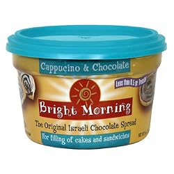 Bright Morning Cappucino Chocolate Spread, 8-Ounce Tubs (Pack of 12)