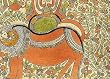 Art of India Madhubani Folk Paintings Home Decor Organic Color Paper 11 x 15 inches