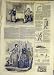 1846 Lyceum Theatre Scene Ladies Paris Fashions Print