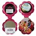 Disney Fairies Pop-up Travel Hairbrush - Tinker Bell & Friends Folding Hair Brush and Compact Mirror