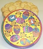 Gourmet Food : Scott's Cakes 2 1/2 lb. Almond Macaroon Cookies in a Large Egg Tin