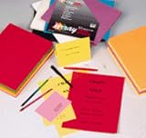 Riverside Paper 101169 Array 65-lb. Card Stock, 8-1/2x11, Assorted Bright Colors, 100 Sheets/pack