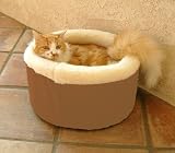 Small 16 Cat Cuddler Pet Bed - Khaki