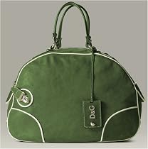 D&G Dolce & Gabbana 'Olivia' Dome Tote (Green)
