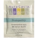 Aura Cacia Tranquility, Aromatherapy Mineral Bath, 16-Ounce Jar (Pack of 2)