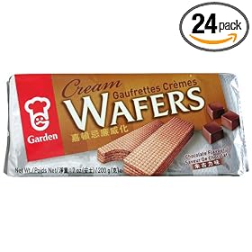 Garden Cream Wafers, Chocolate Flavor, 7-Ounce Pack (Pack of 24)
