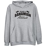 Sweatshirt Heather Gray  Attitude Bahamian  Bahamas Country