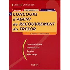 Concours d'agent de recouvrement du Tr�sor Cat�gorie C