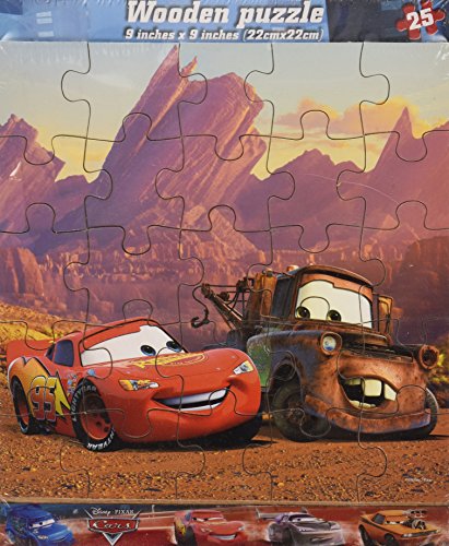 Disney Cars 25 Piece Wooden Jigsaw Puzzle