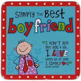 Simply The Best Boyfriend Coaster