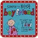 Simply The Best Boyfriend Coaster