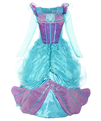 ReliBeauty Little Girls Princess Dress Up Mermaid Costume